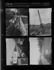 Tar River bridge being built (4 Negatives (October 20, 1955) [Sleeve 34, Folder d, Box 7]